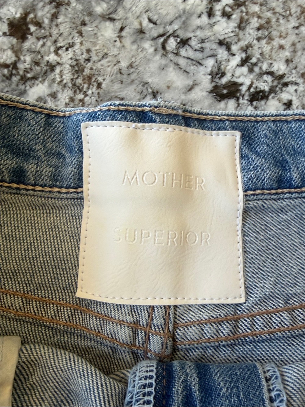 MOTHER Straight Leg Jeans in Light Blue Wash - Picture 5 of 8